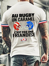 T-shirt à manches courtes Au Rugby Un Caramel C'est Pas Une Friandise Homme
